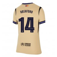 Barcelona Marcus Rashford #14 Vonkajší Ženy futbalový dres 2025-26 Krátky Rukáv